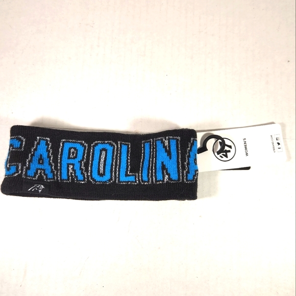 NWT Women's Carolina Panthers '47 Brand Headband - Picture 2 of 3